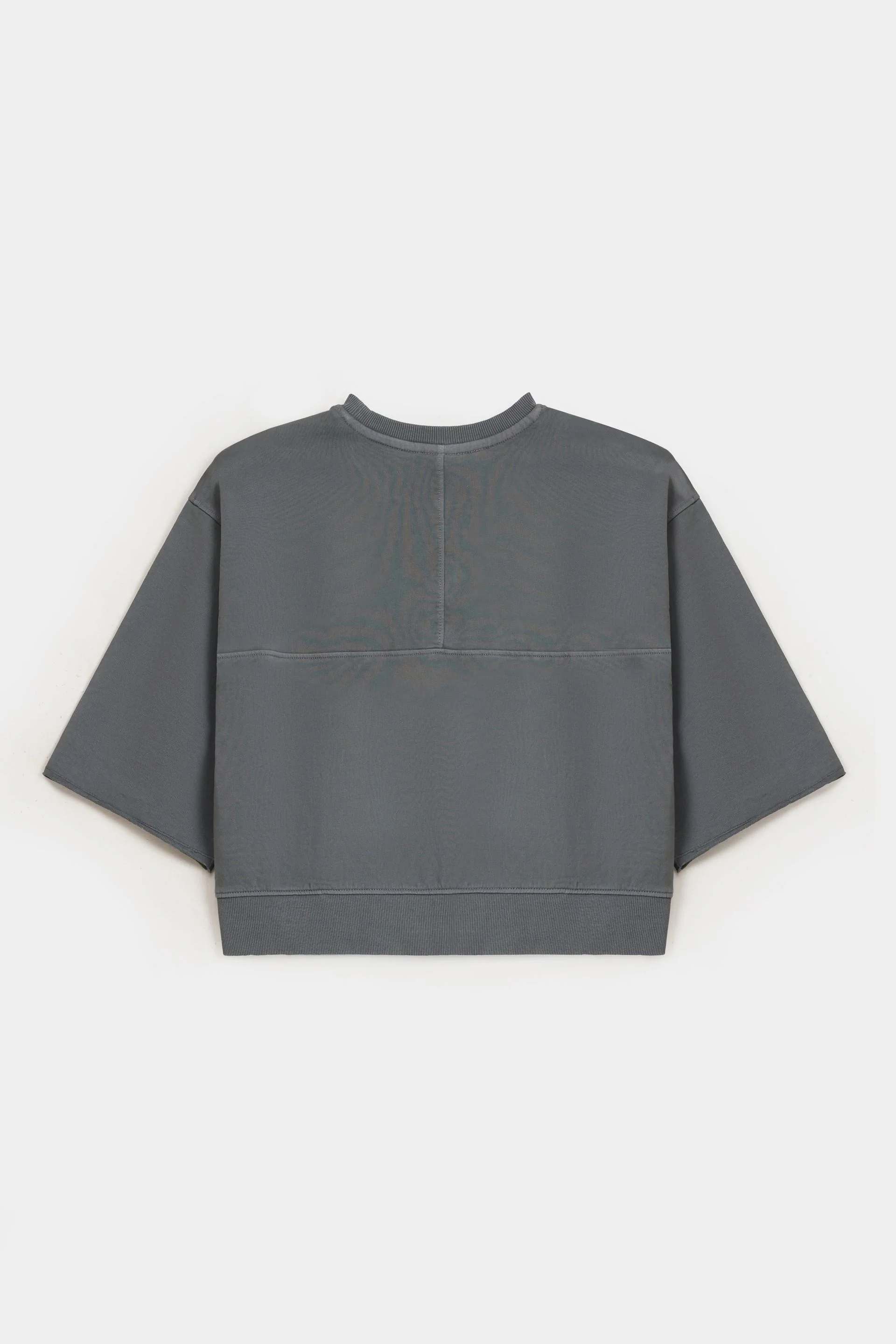 Super Cropped Cut and Sew Sweatshirt - Image 7