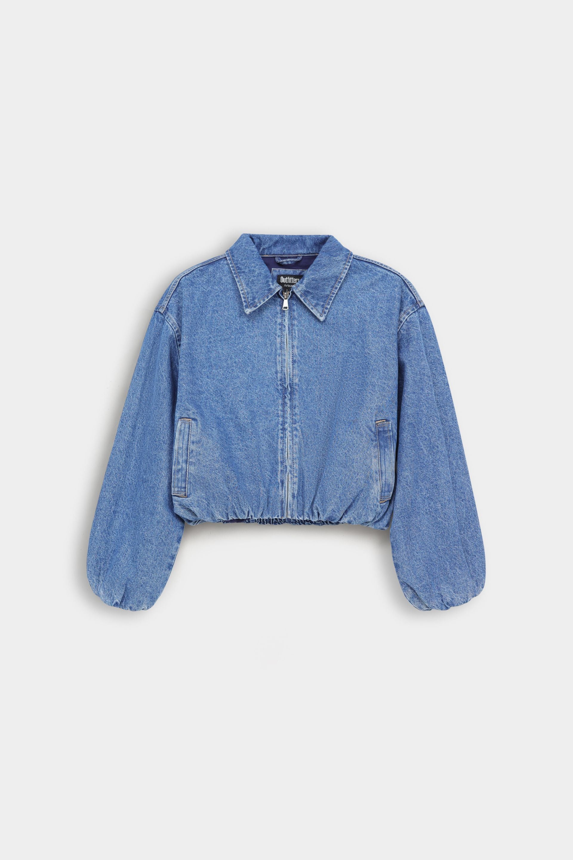 Super Cropped Denim Jacket - Image 5