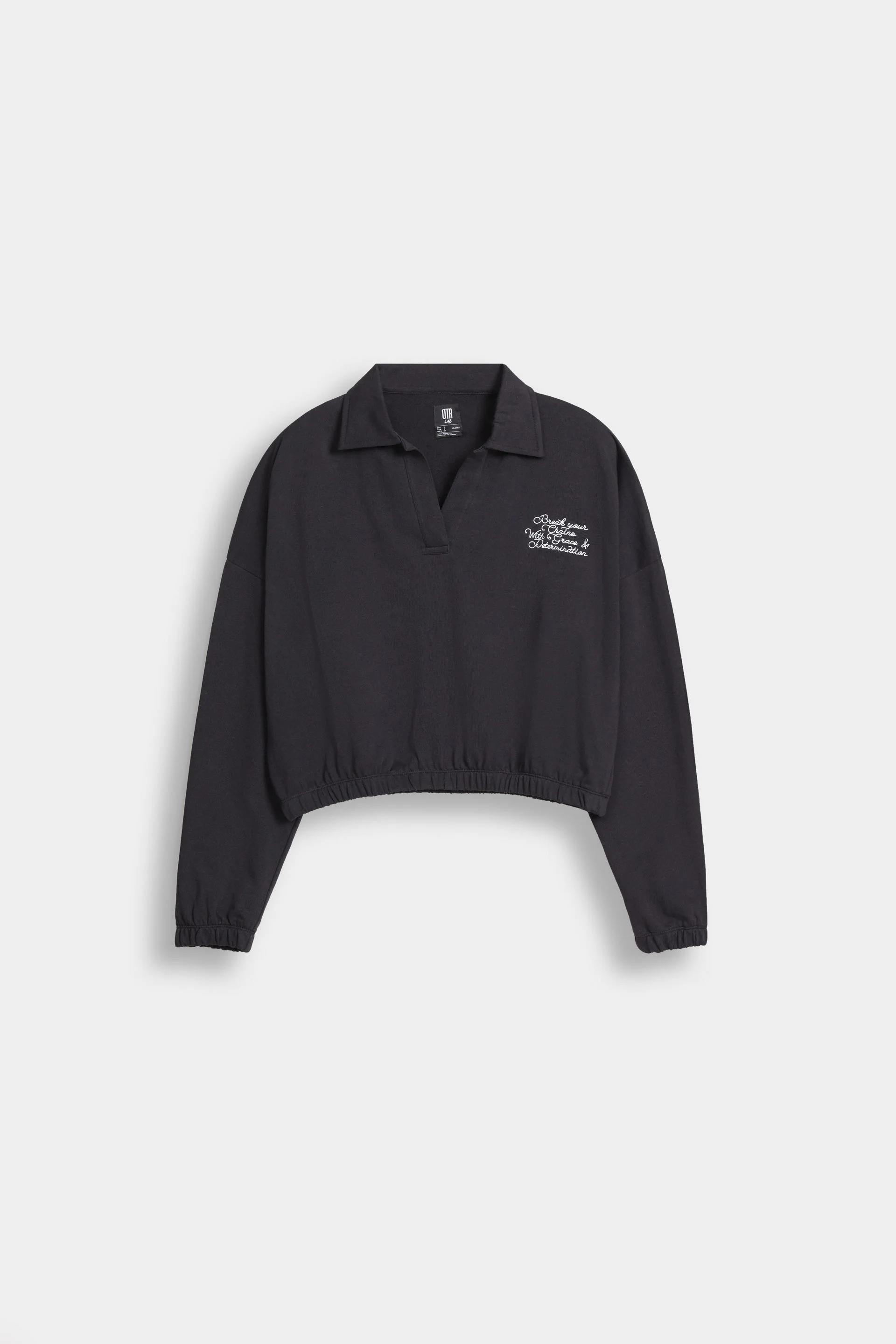 Super Cropped Polo Sweatshirt - Image 11