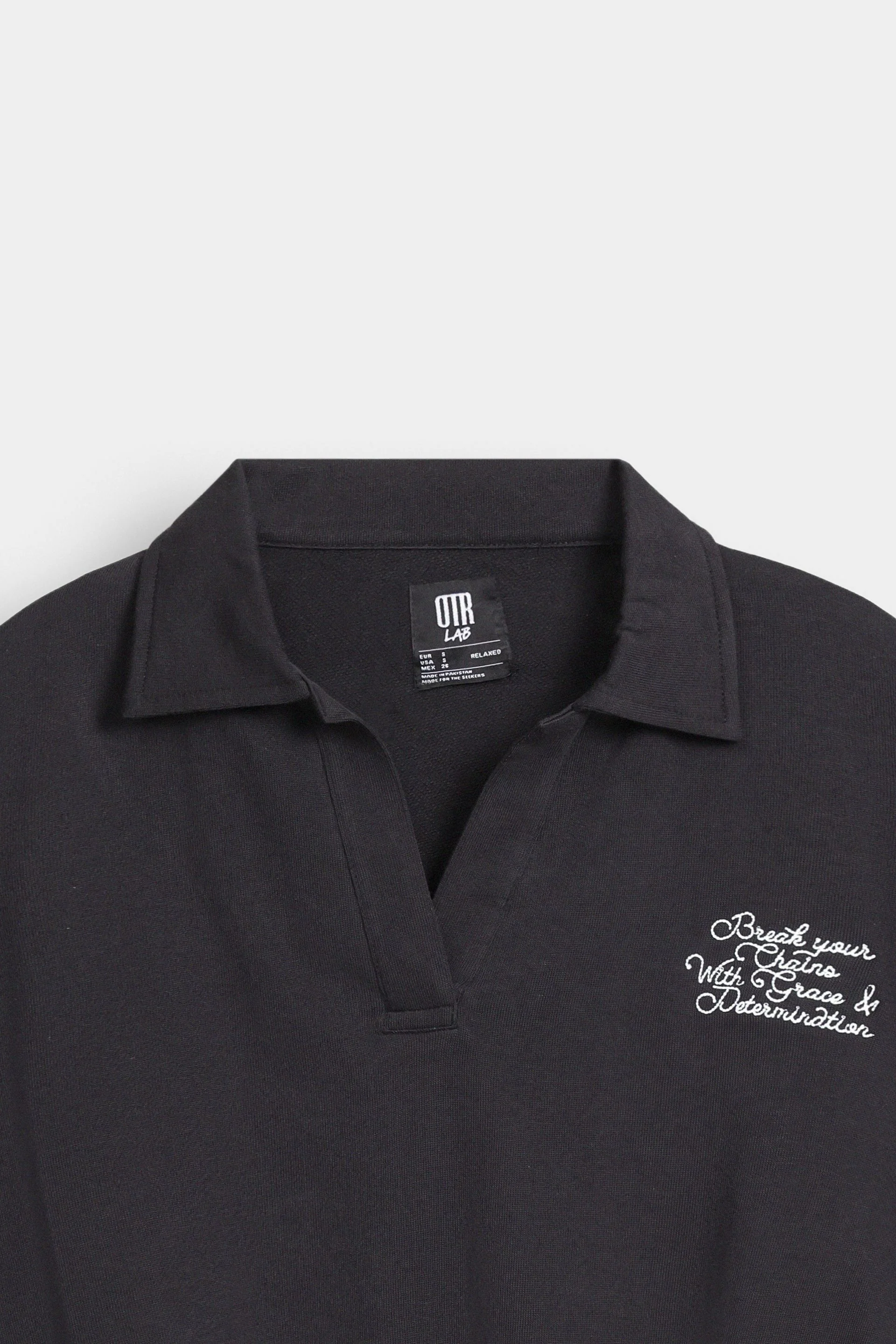 Super Cropped Polo Sweatshirt - Image 12