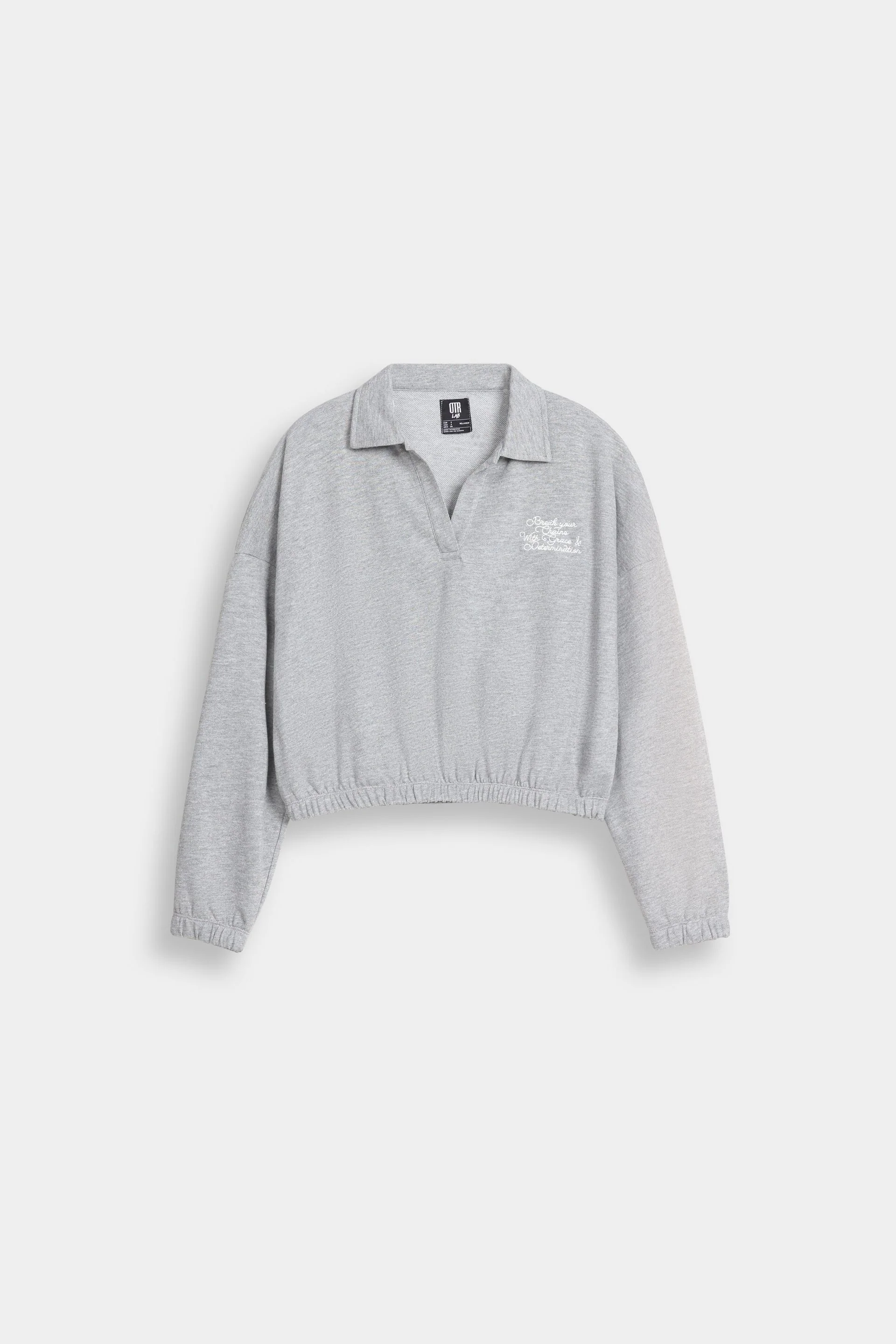 Super Cropped Polo Sweatshirt - Image 5