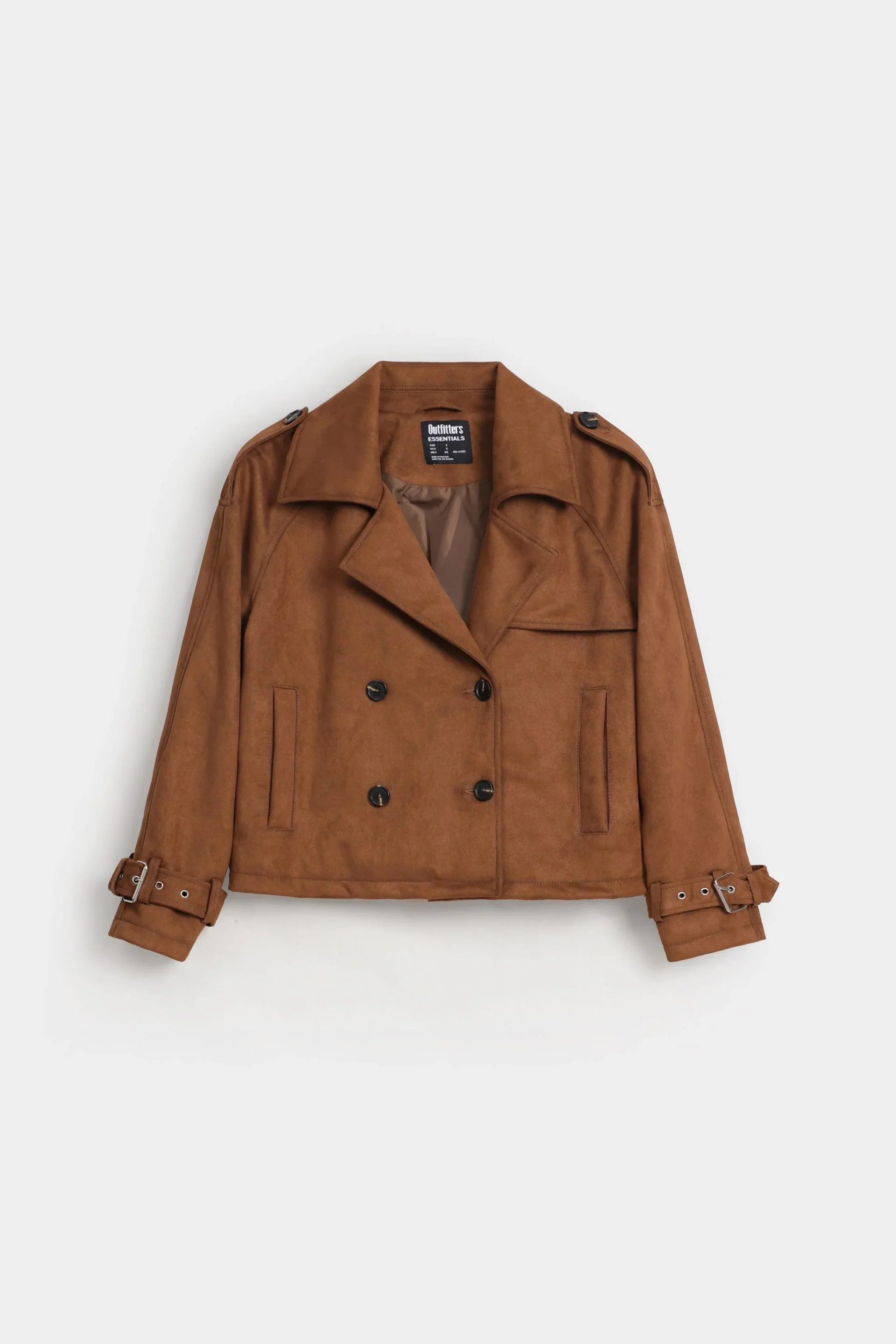 Super Cropped Suede Jacket - Image 13
