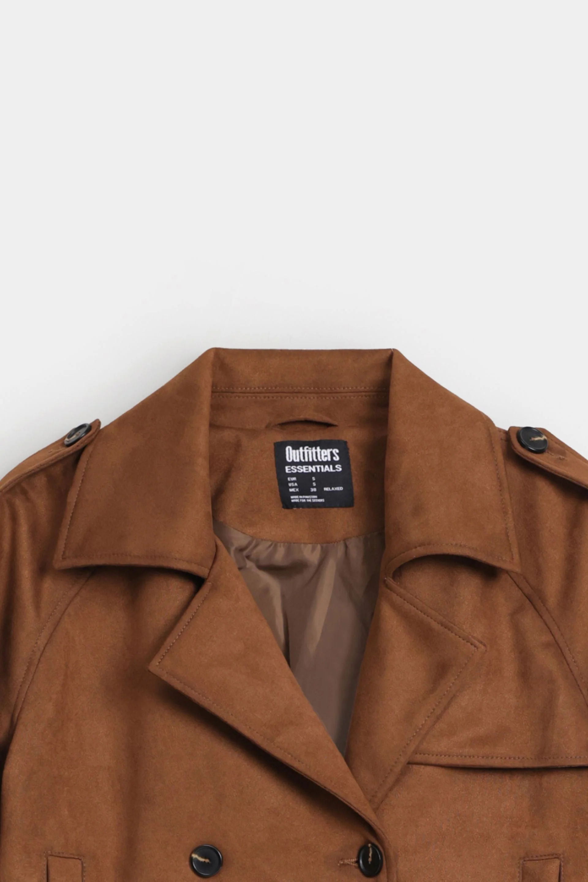 Super Cropped Suede Jacket - Image 14