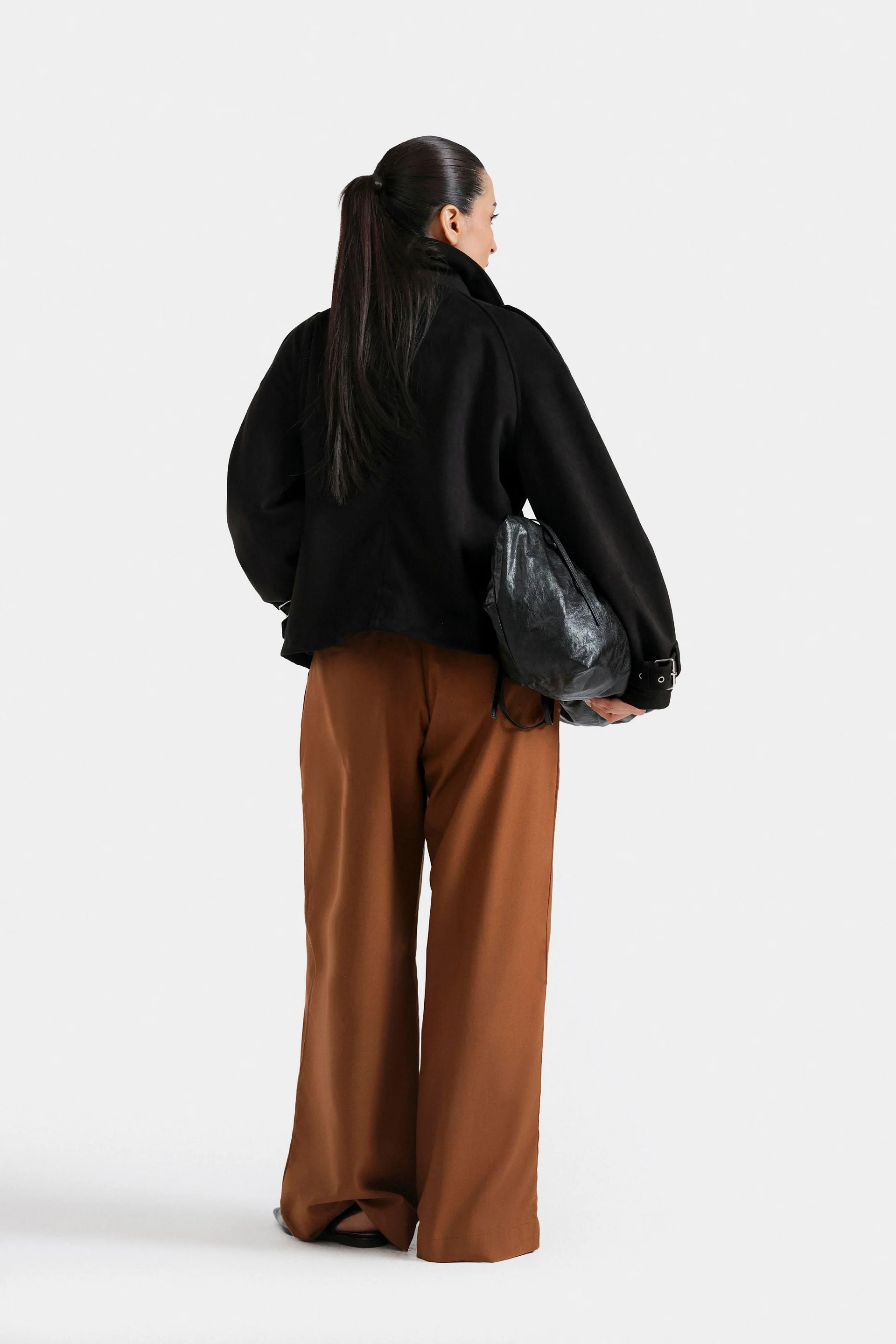 Super Cropped Suede Jacket - Image 4
