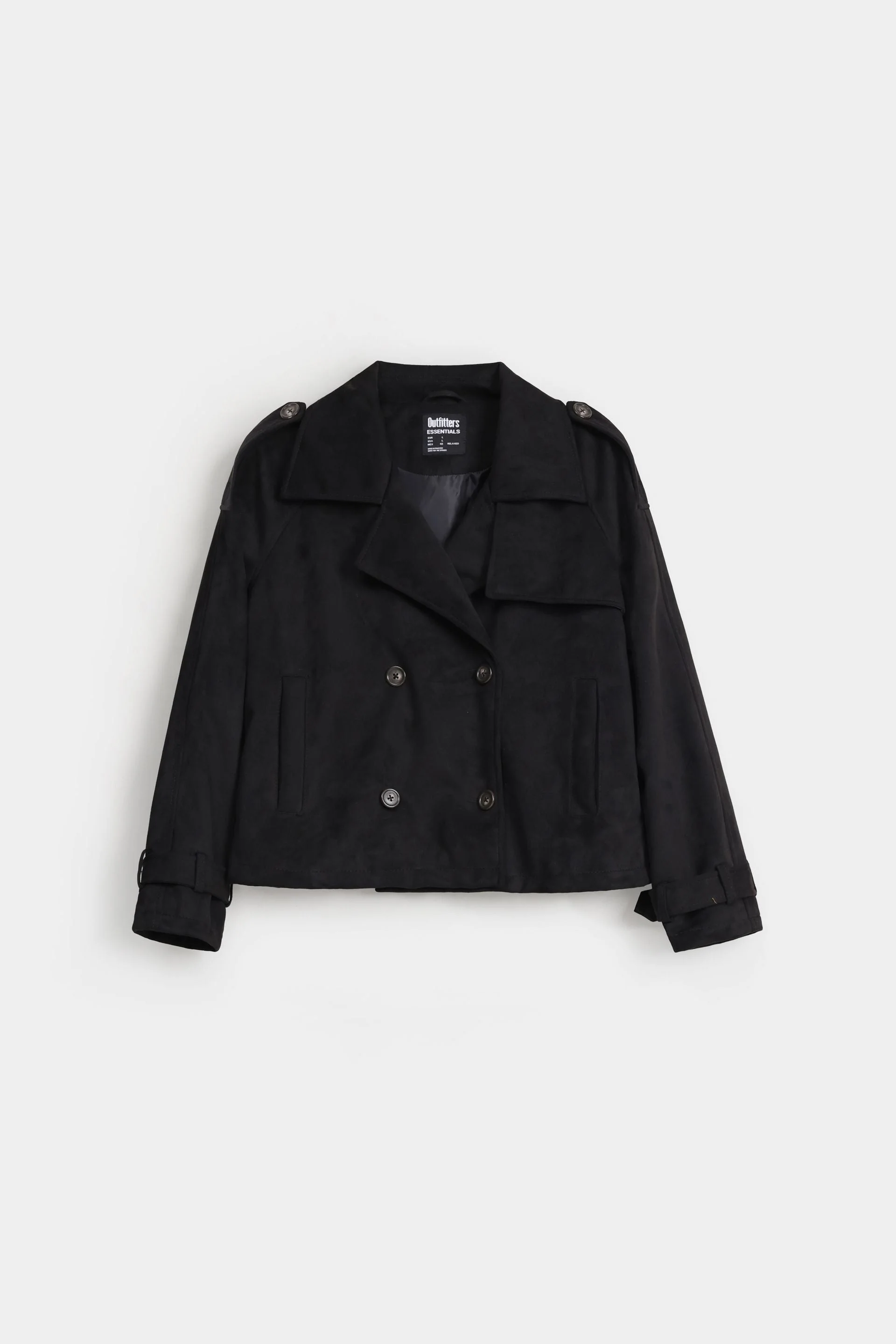 Super Cropped Suede Jacket - Image 5