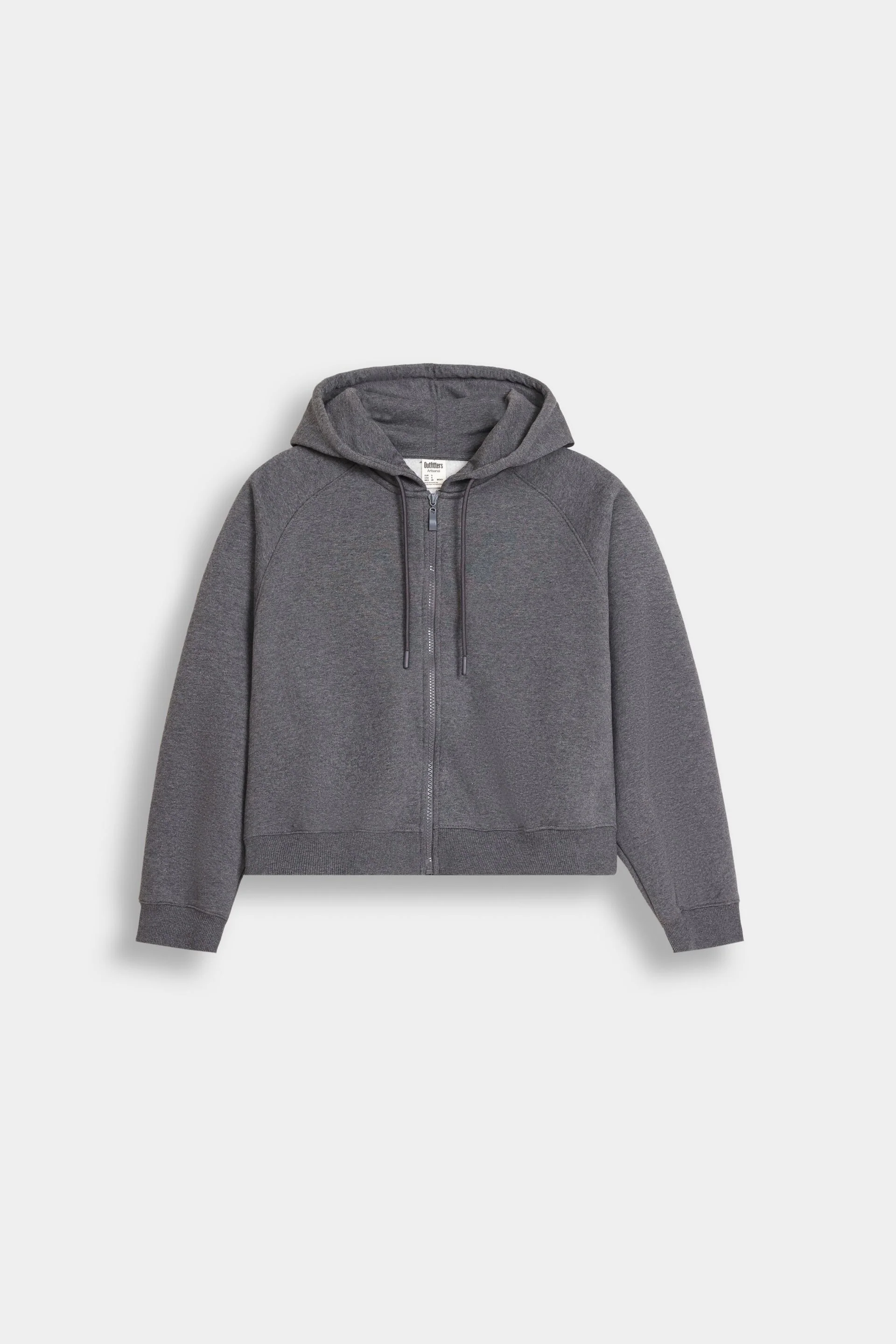 Super Cropped Zipper Hoodie - Image 8