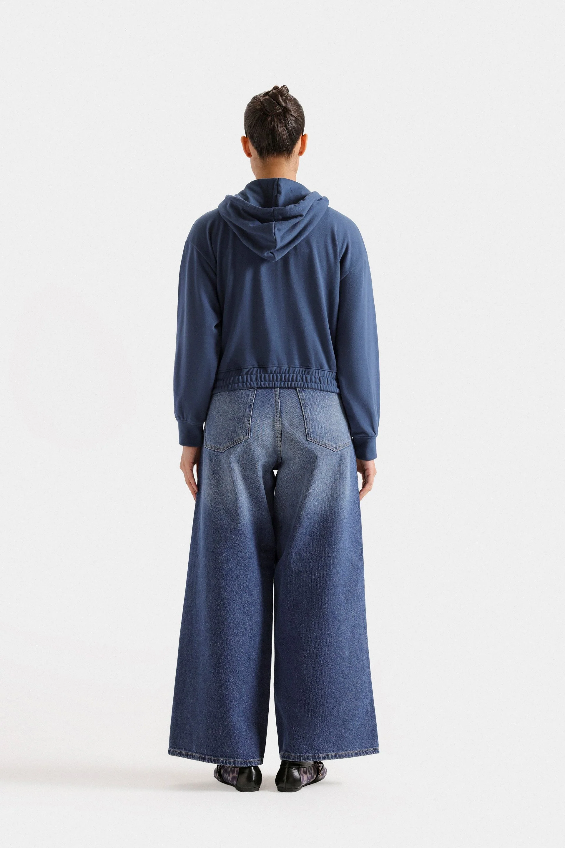 Super Cropped Zipper Hoodie - Image 4