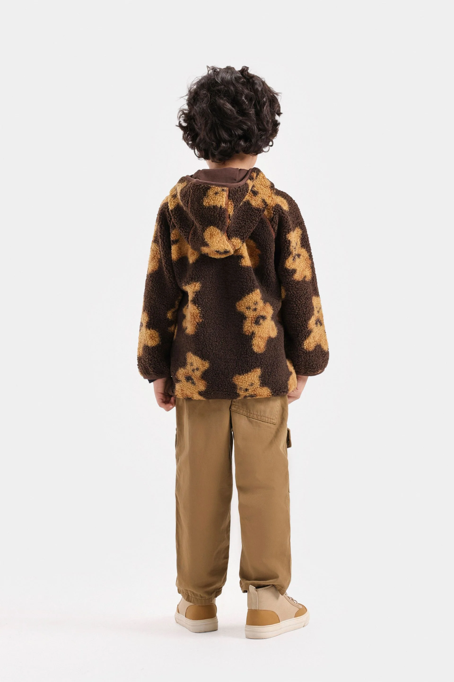 Teddy Bear Fur Zipper Jacket - Image 6