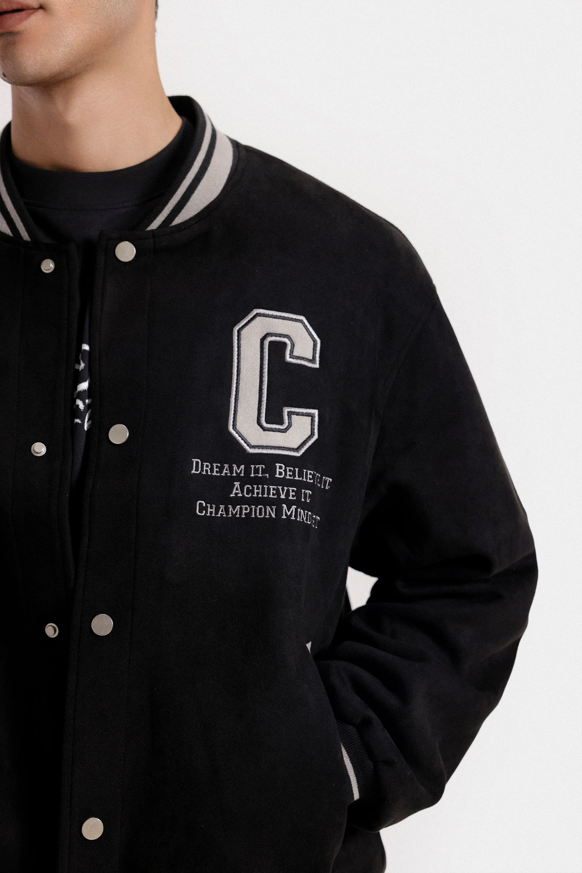 Varsity Suede Jacket - Image 10