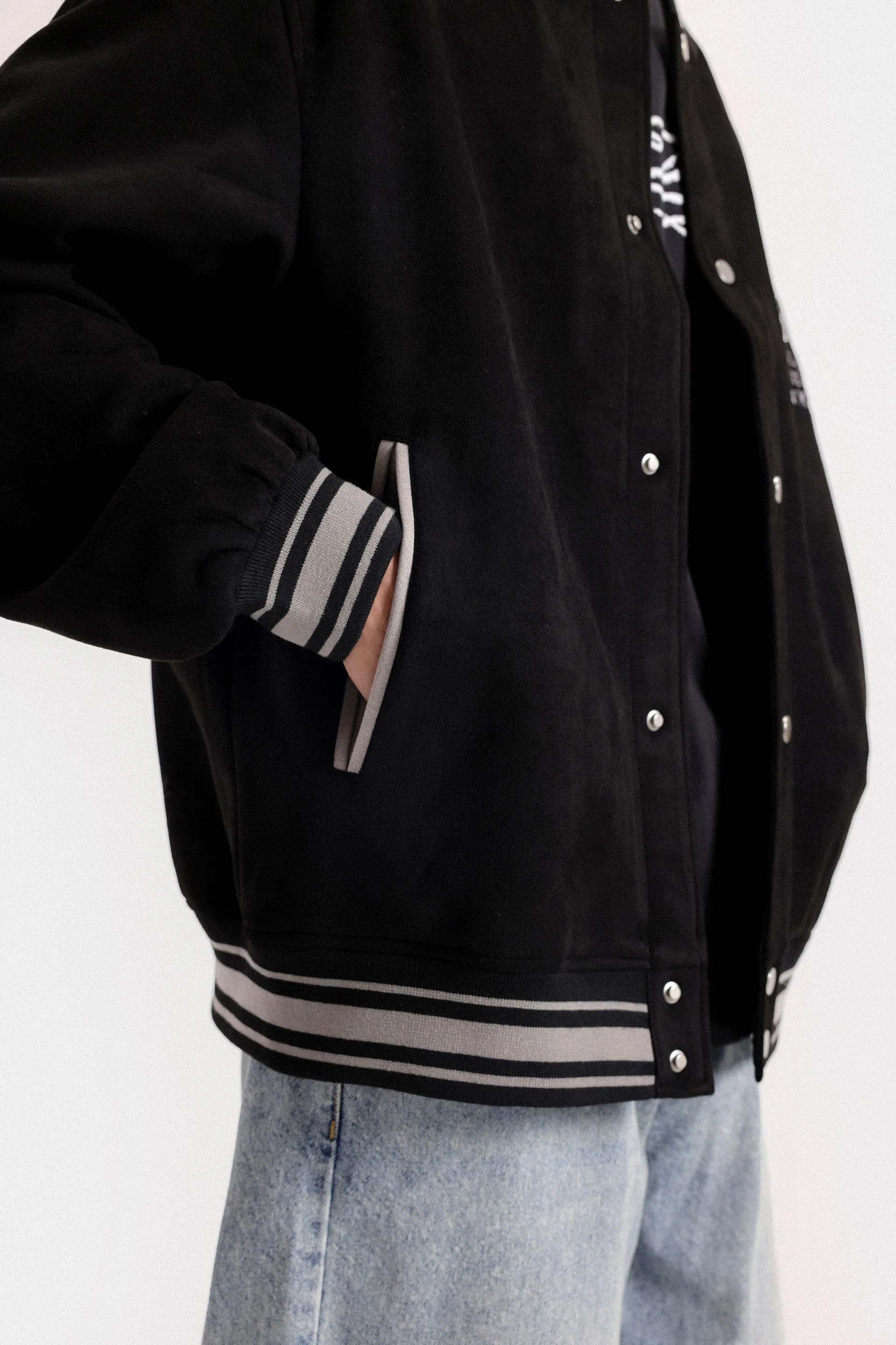 Varsity Suede Jacket - Image 12