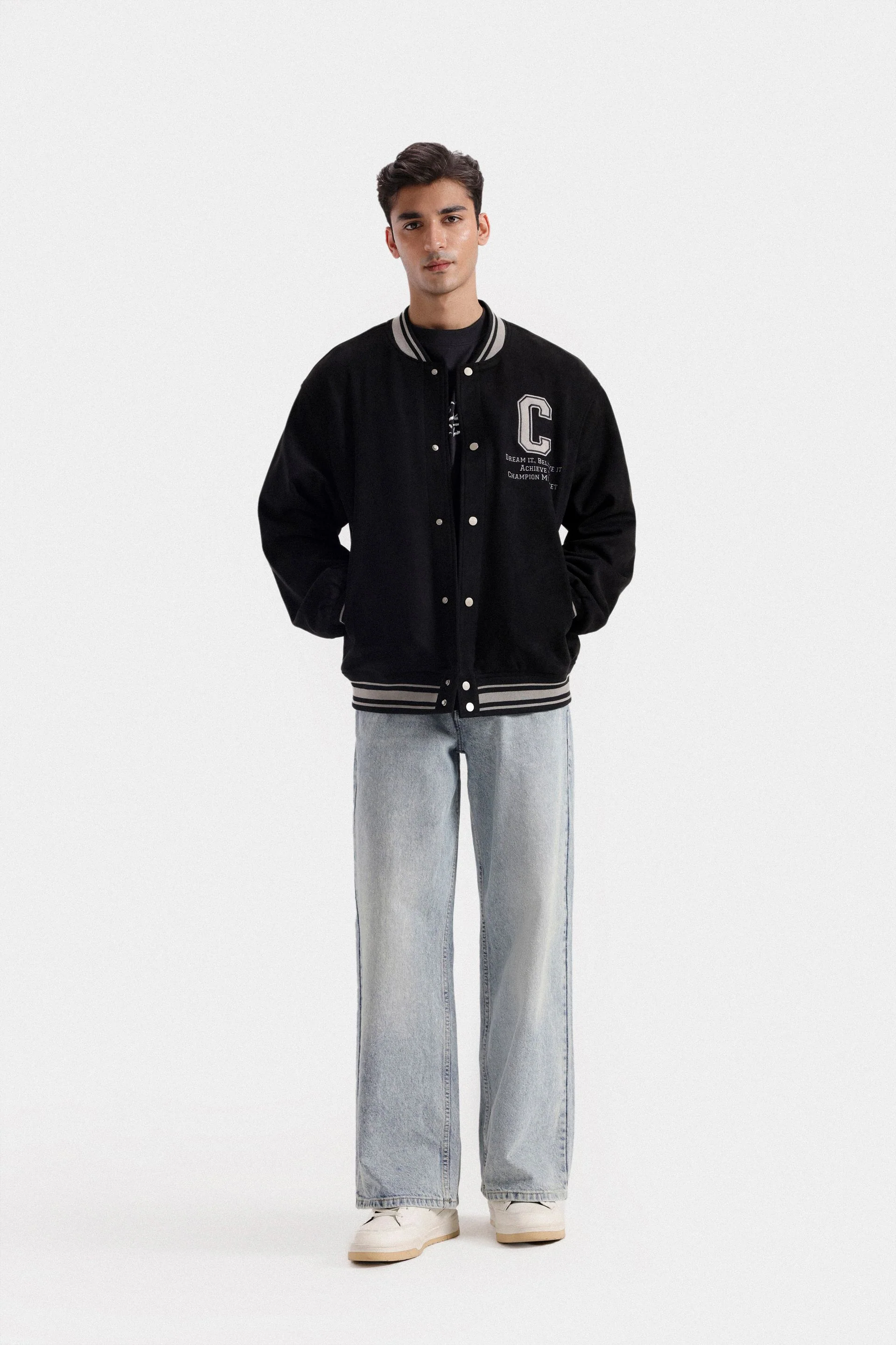 Varsity Suede Jacket - Image 9