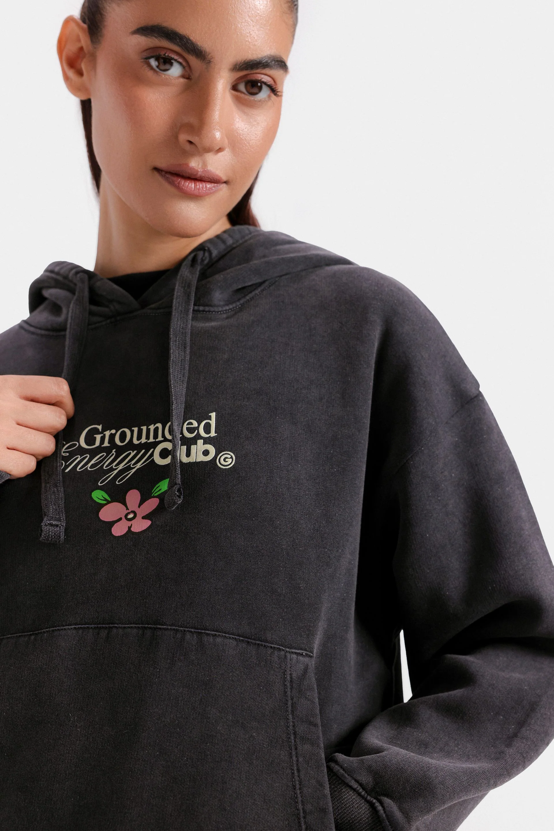 Washed-Out Graphic Hoodie - Image 2