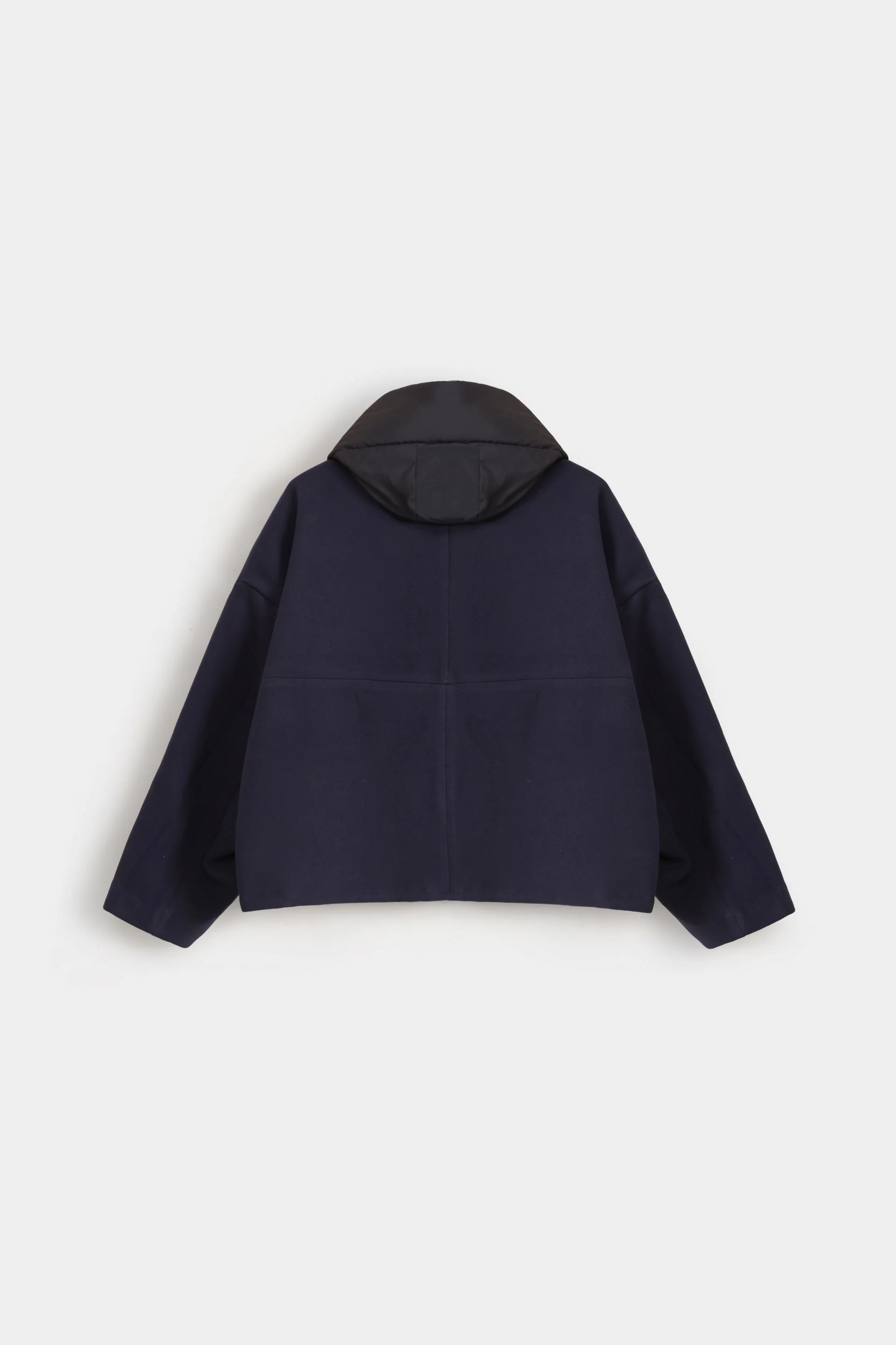 Woolen Zipper Jacket with Hood - Image 8