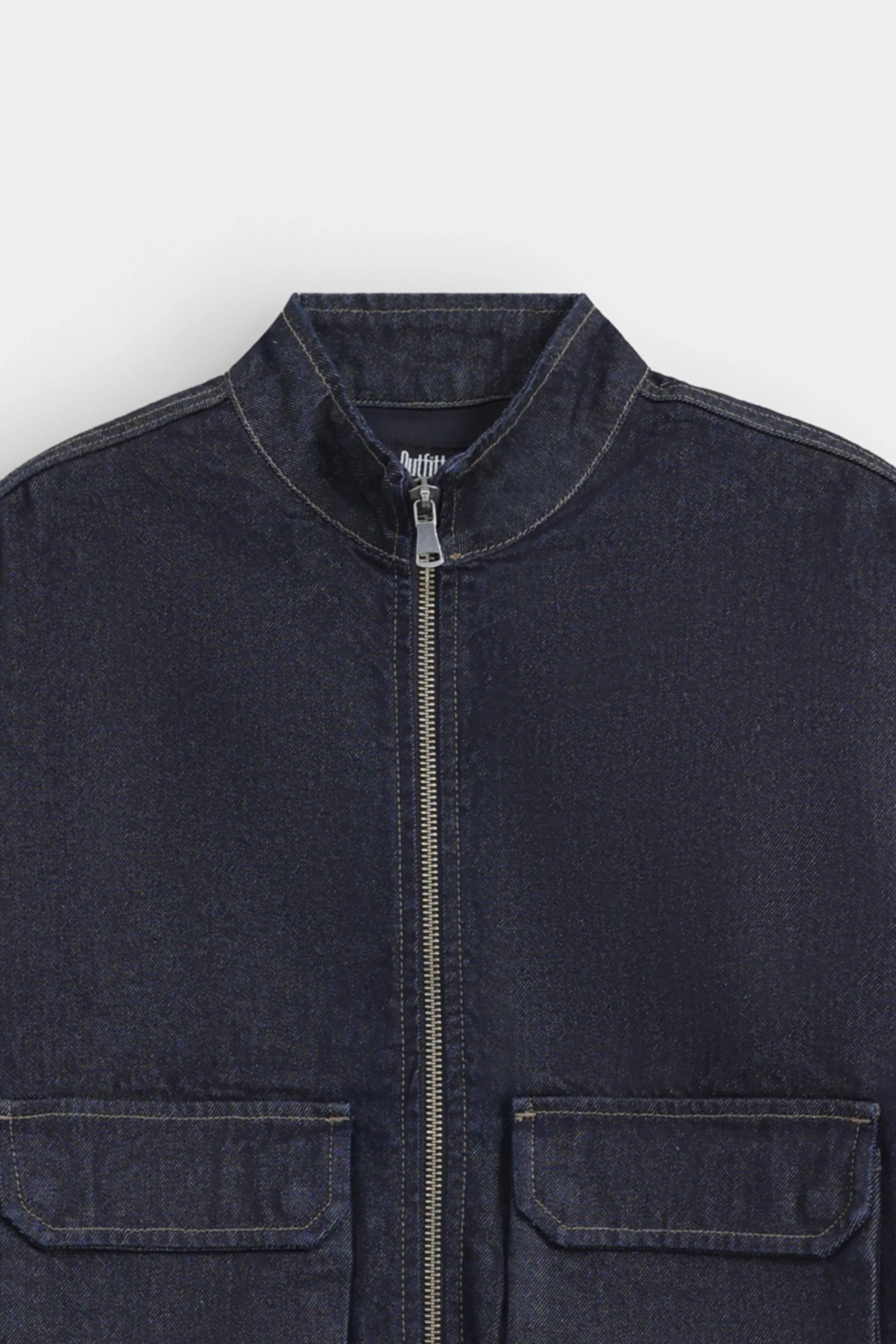 Zipper Denim Jacket - Image 6